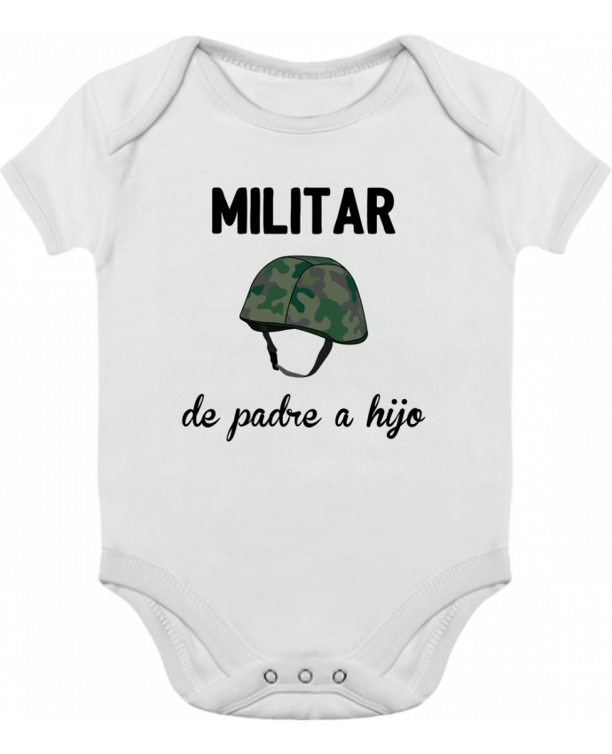 Body Bebé Contraste Militar de padre a hijo por tunetoo
