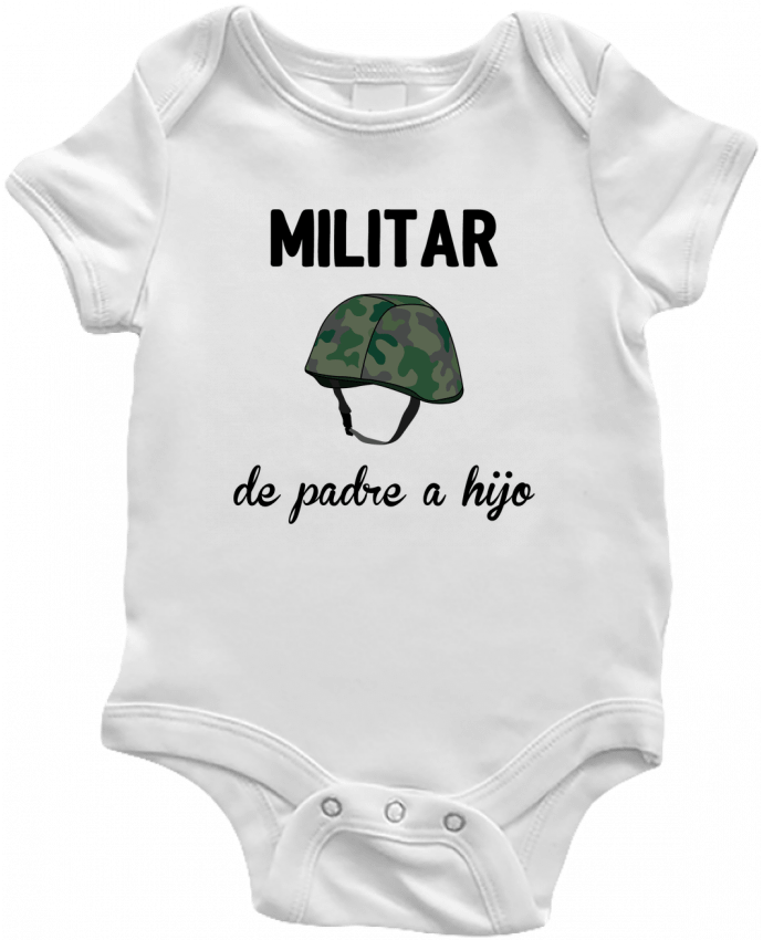 Body bébé Militar de padre a hijo par tunetoo
