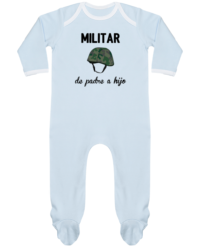 Pijama Bebé Manga Larga Contraste Militar de padre a hijo por tunetoo