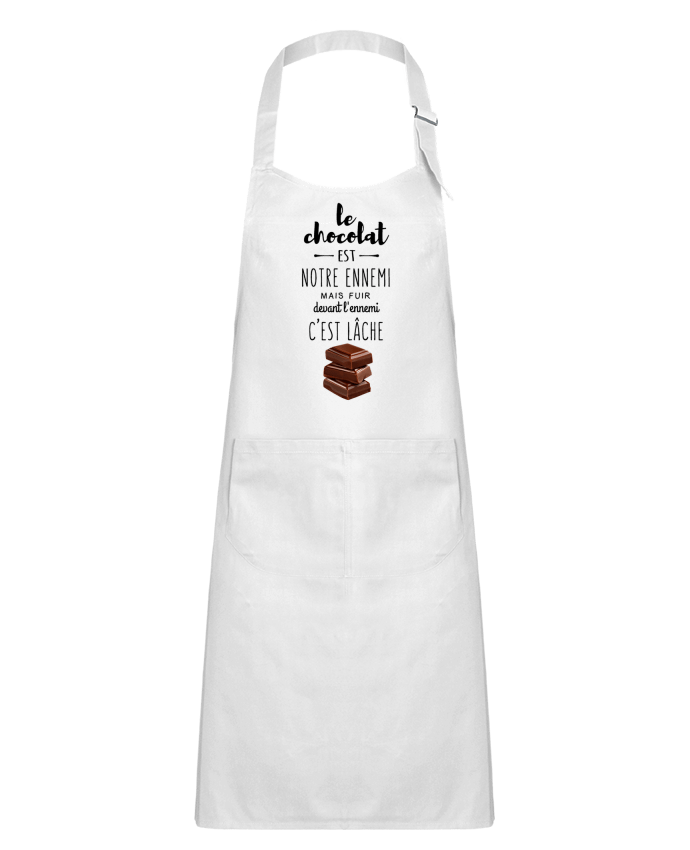 Delantal Niño con Bolsillo chocolat por DesignMe