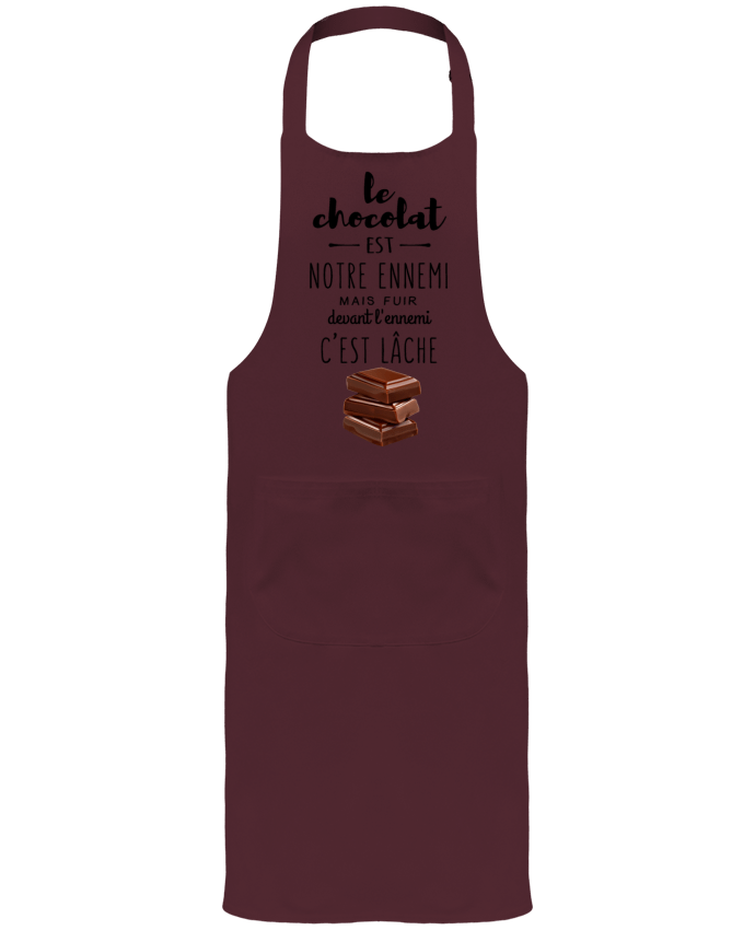 Delantal Jardinero o Somelier con Bolsillo  chocolat por DesignMe