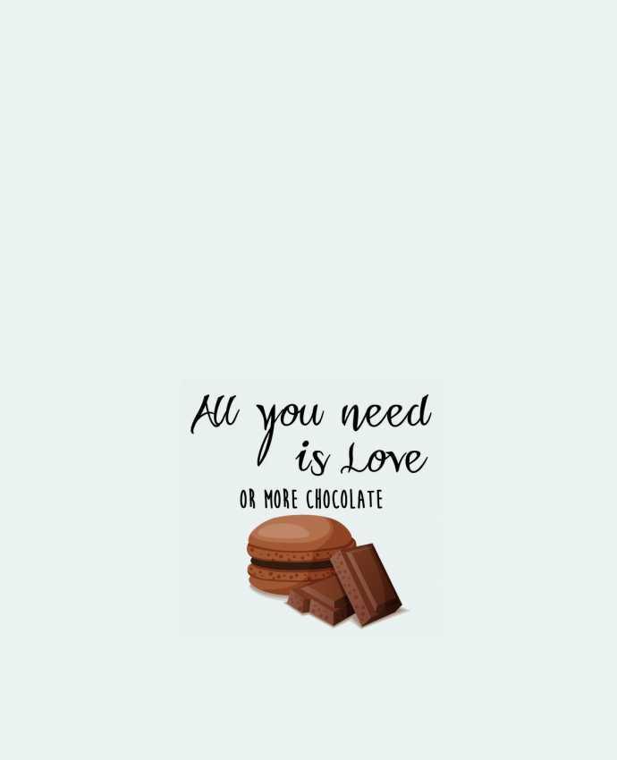 Tote Bag cotton all you need is love ...or more chocolate by DesignMe