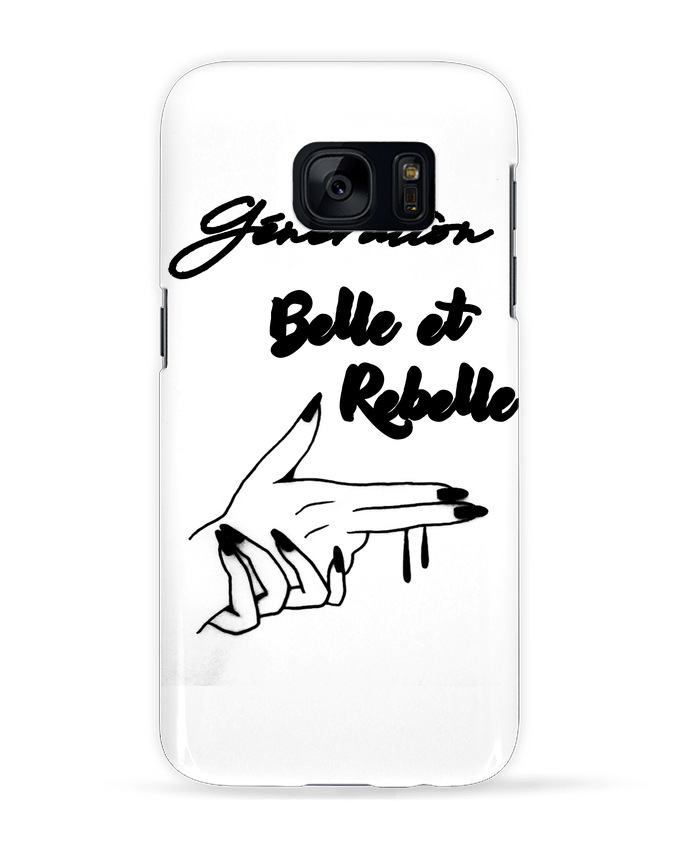 Case 3D Samsung Galaxy S7 génération belle et rebelle by DesignMe