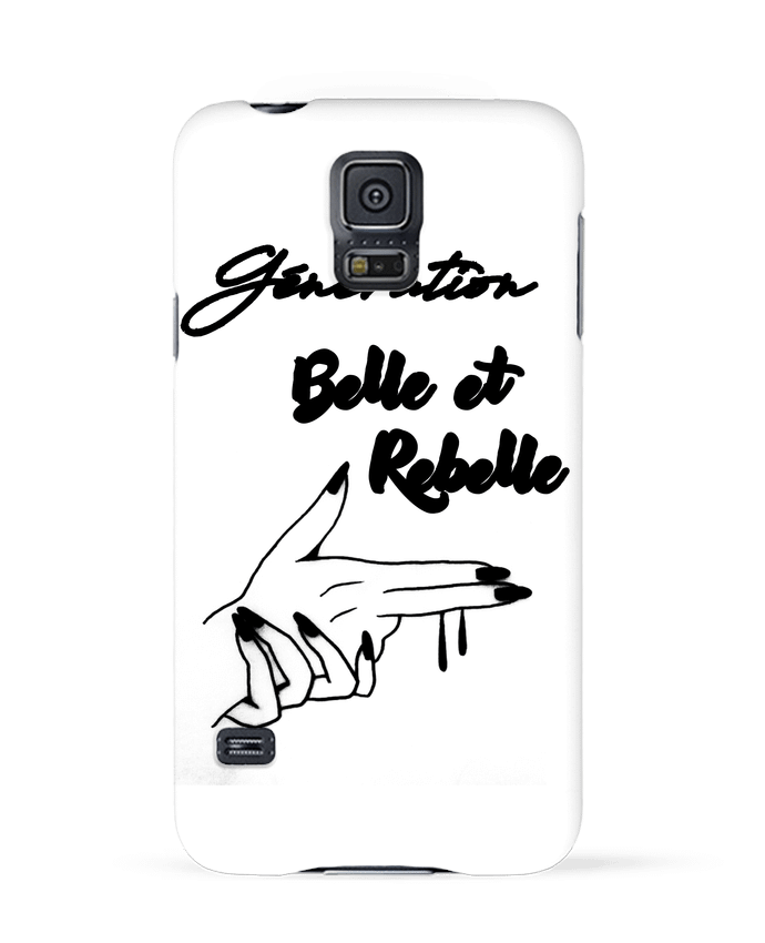 Case 3D Samsung Galaxy S5 génération belle et rebelle by DesignMe