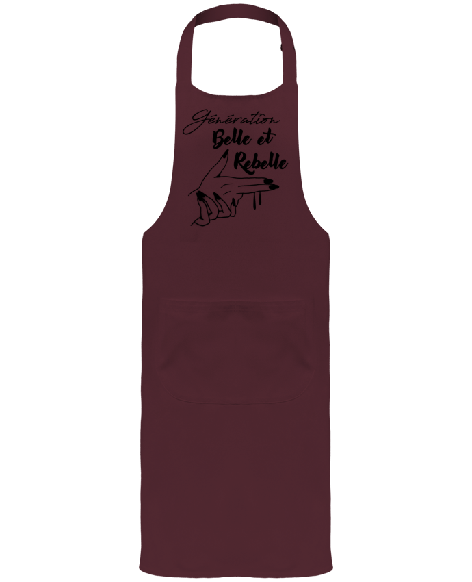 Tablier avec poches génération belle et rebelle par DesignMe