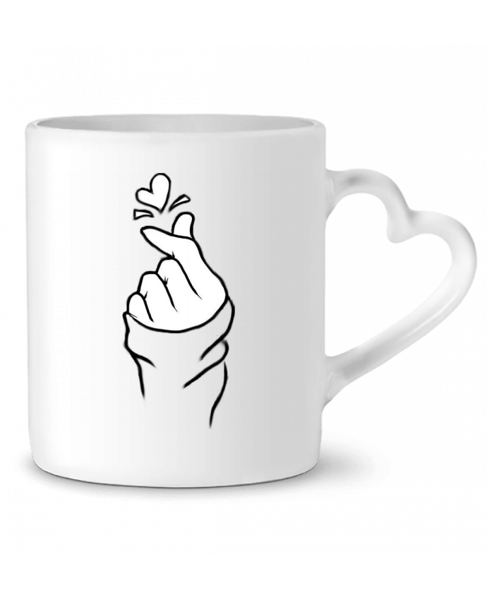 Mug Heart love by DesignMe