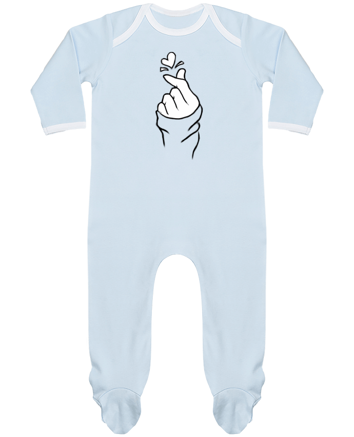 Body Pyjama Bébé love par DesignMe