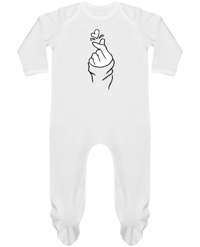 Body Pyjama Bébé love par DesignMe