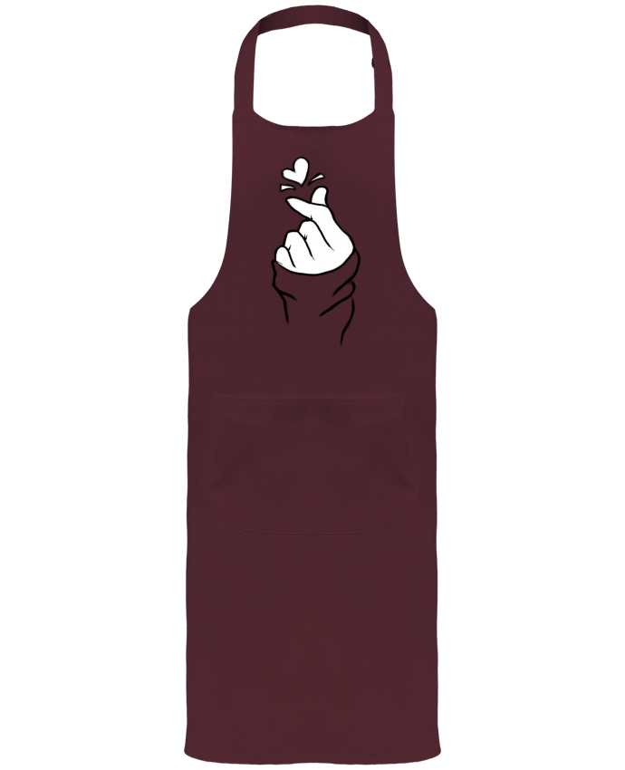 Tablier avec poches love par DesignMe