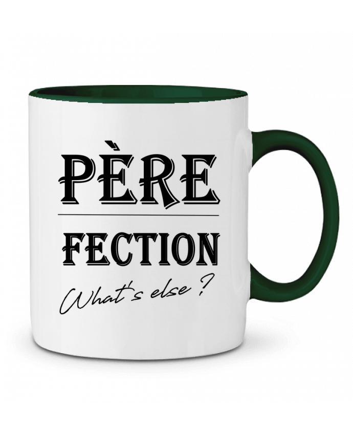 Mug bicolore pere fection what's else ? DesignMe