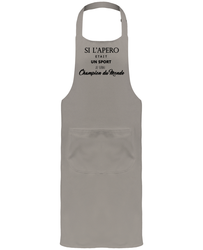 Garden or Sommelier Apron with Pocket apero foot by DesignMe