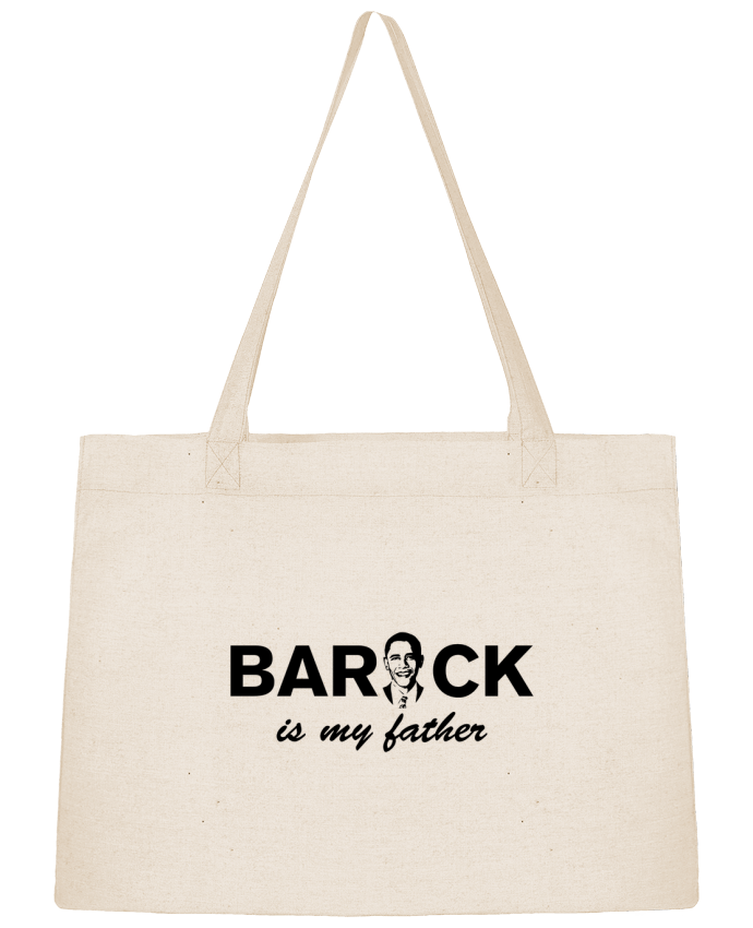 Shopping tote bag Stanley Stella Barack is my father by tunetoo