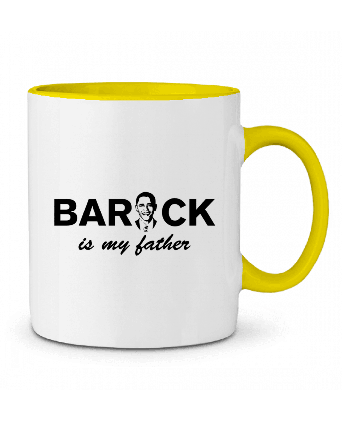 Two-tone Ceramic Mug Barack is my father tunetoo