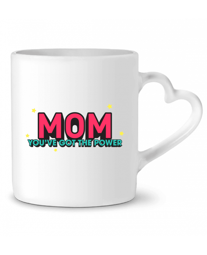 Taza Corazón Mom you've got the power por tunetoo