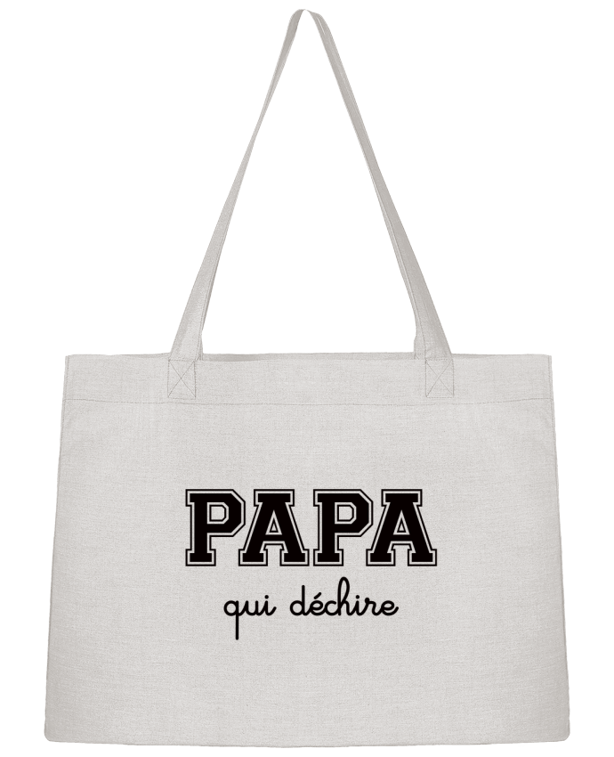 Shopping tote bag Stanley Stella Papa Qui Déchire by Freeyourshirt.com