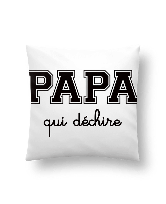 Coussin Papa Qui Déchire par Freeyourshirt.com