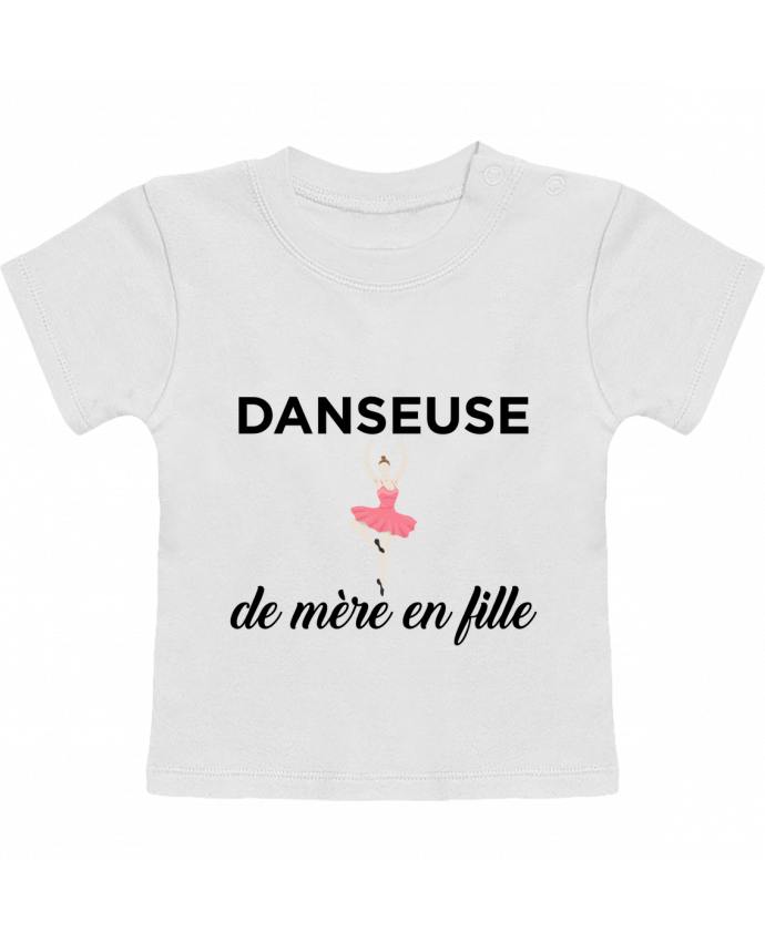 Camiseta Bebé Manga Corta Danseuse de mère en fille manches courtes du designer tunetoo