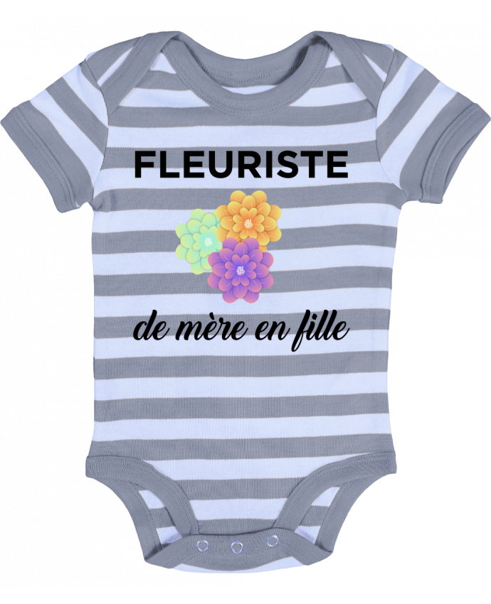 Baby Body striped Fleuriste de mère en fille - tunetoo