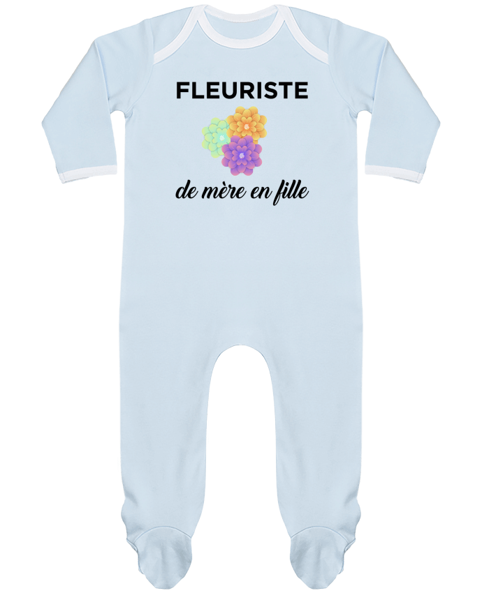 Body Pyjama Bébé Fleuriste de mère en fille par tunetoo