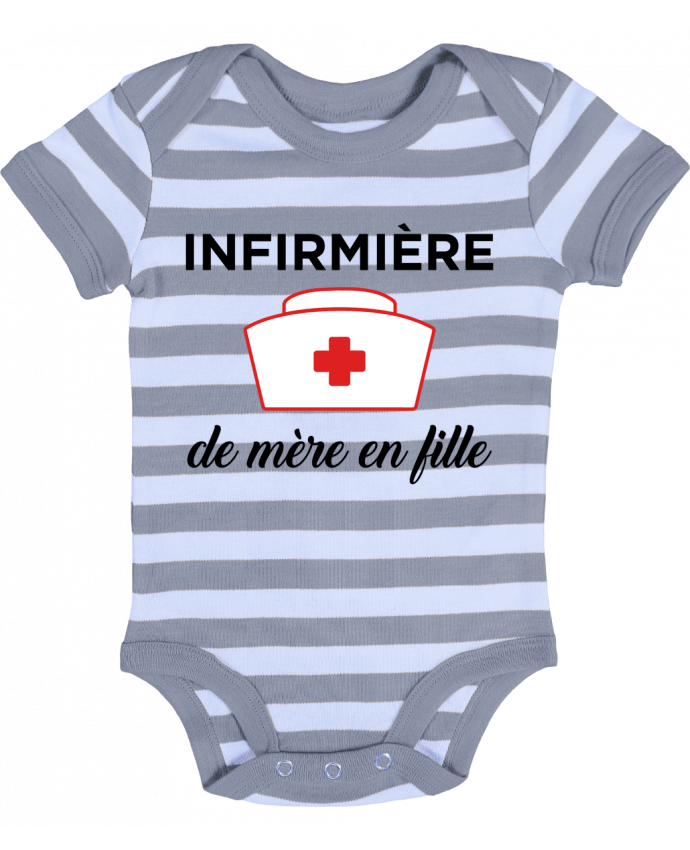 Baby Body striped Infirmière de mère en fille - tunetoo