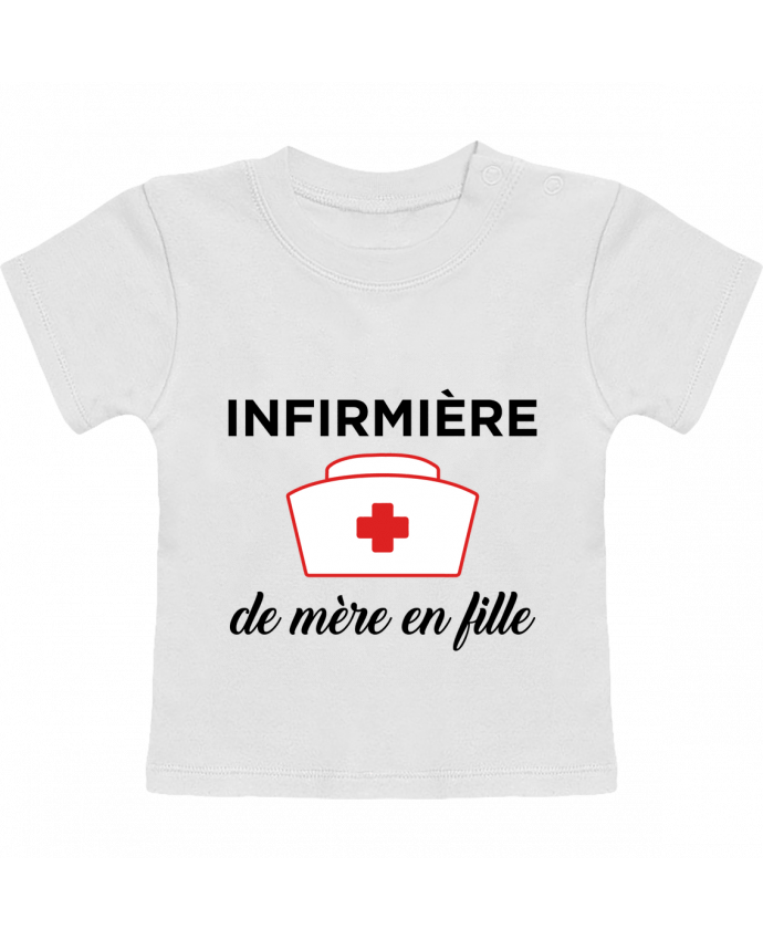 Camiseta Bebé Manga Corta Infirmière de mère en fille manches courtes du designer tunetoo