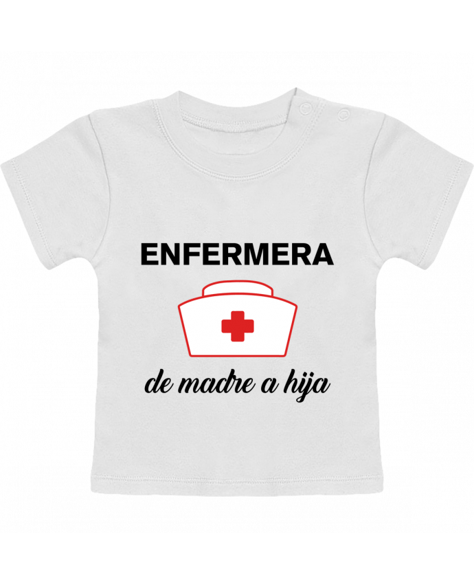 Camiseta Bebé Manga Corta Enfermera de madre a hija manches courtes du designer tunetoo