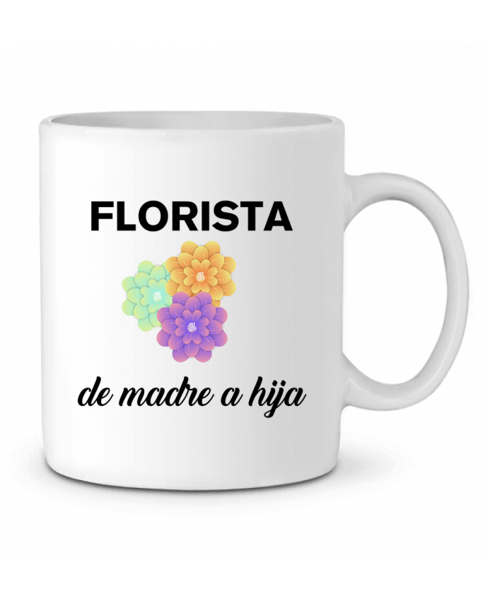 Ceramic Mug Florista de madre a hija by tunetoo