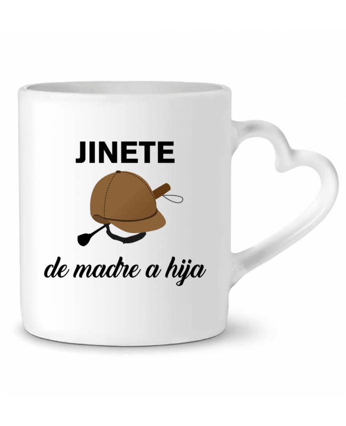 Mug coeur Jinete de madre a hija par tunetoo