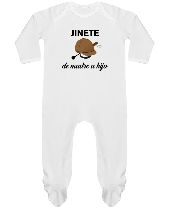 Baby Sleeper long sleeves Contrast Jinete de madre a hija by tunetoo