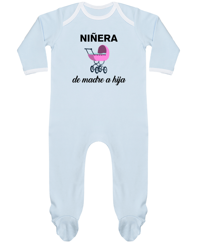 Pijama Bebé Manga Larga Contraste Niñera de madre a hija por tunetoo