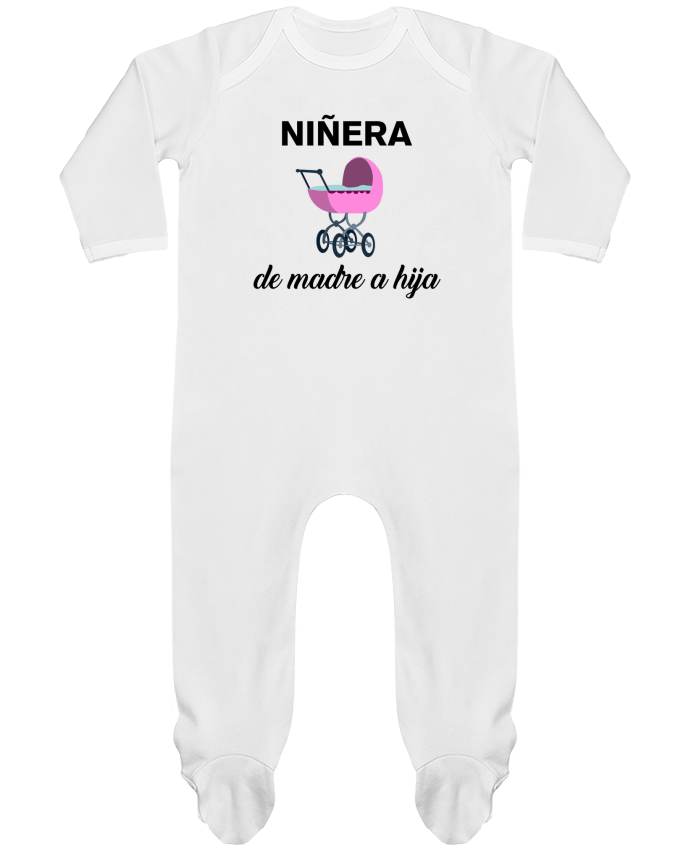 Baby Sleeper long sleeves Contrast Niñera de madre a hija by tunetoo