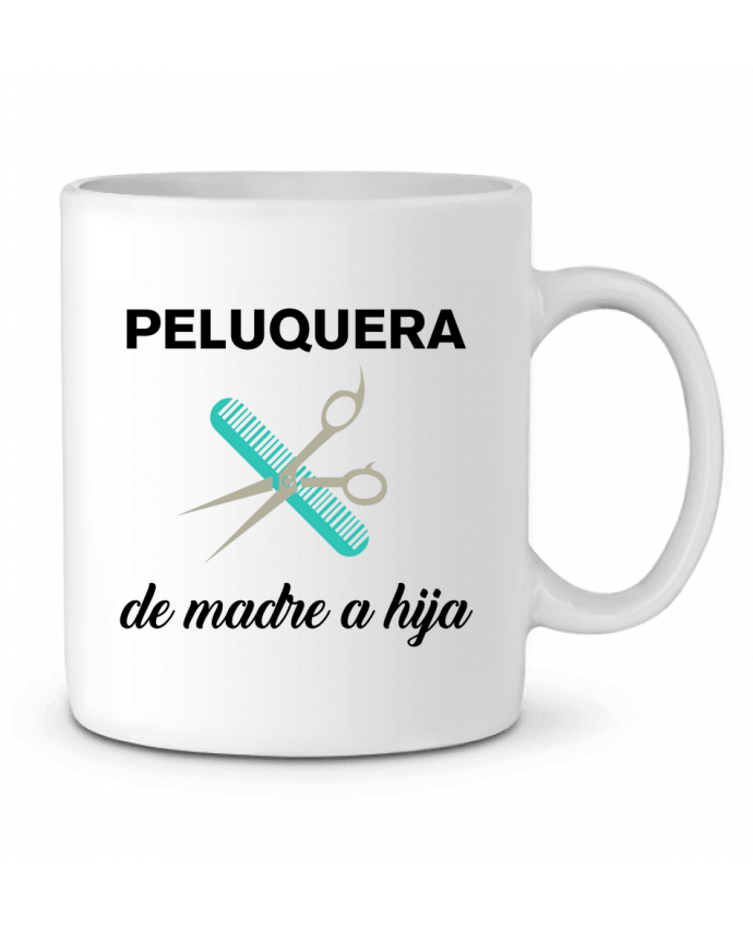 Taza Cerámica Peluquera de madre a hija por tunetoo