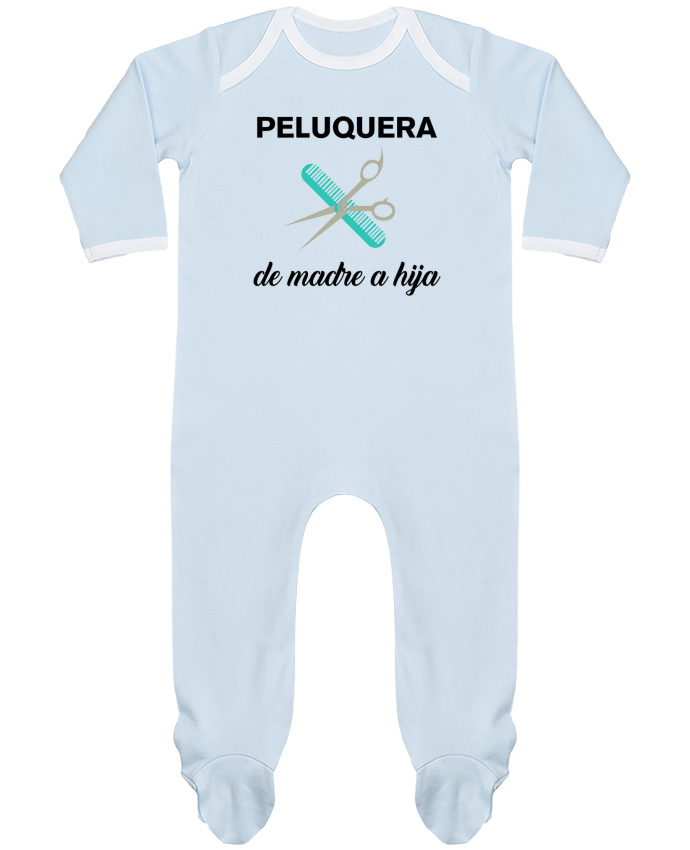 Pijama Bebé Manga Larga Contraste Peluquera de madre a hija por tunetoo