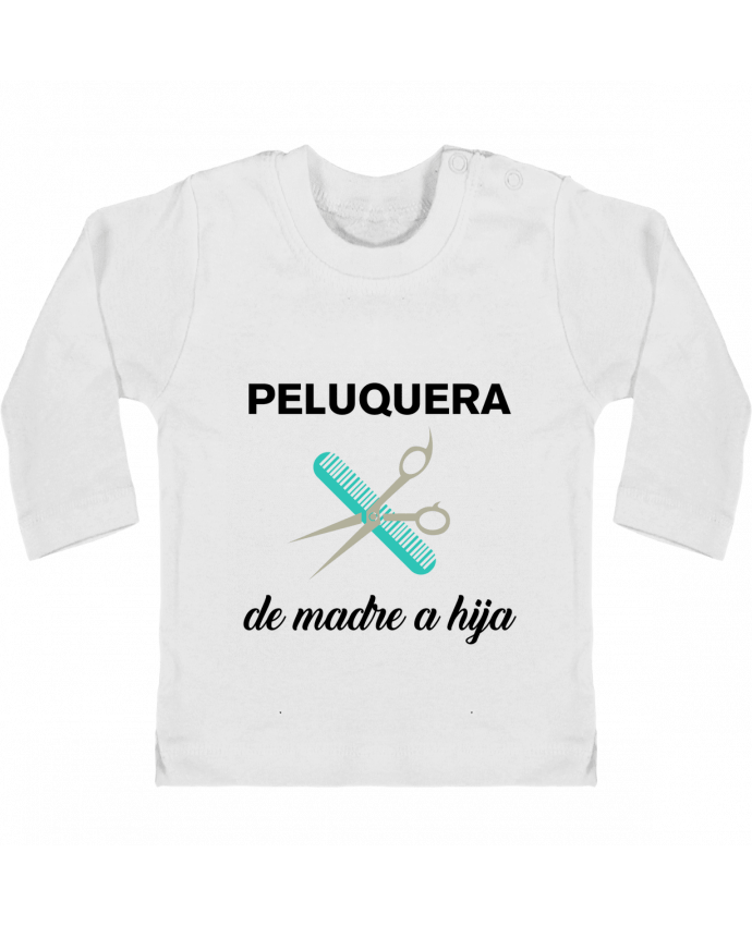 T-shirt bébé Peluquera de madre a hija manches longues du designer tunetoo