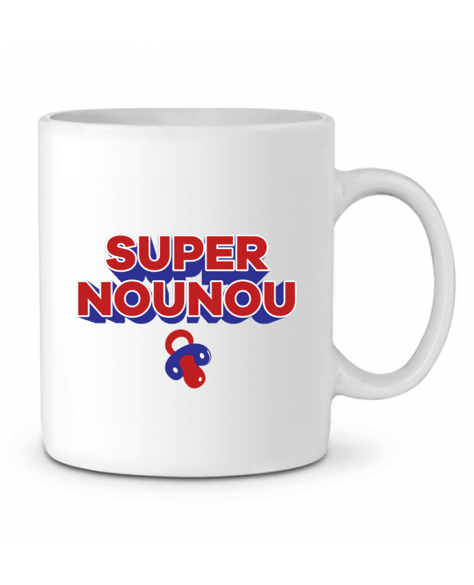 Ceramic Mug Super nounou by tunetoo