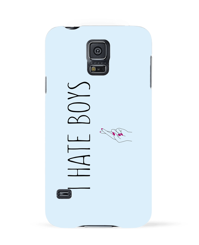 Case 3D Samsung Galaxy S5 I hate boys by tunetoo