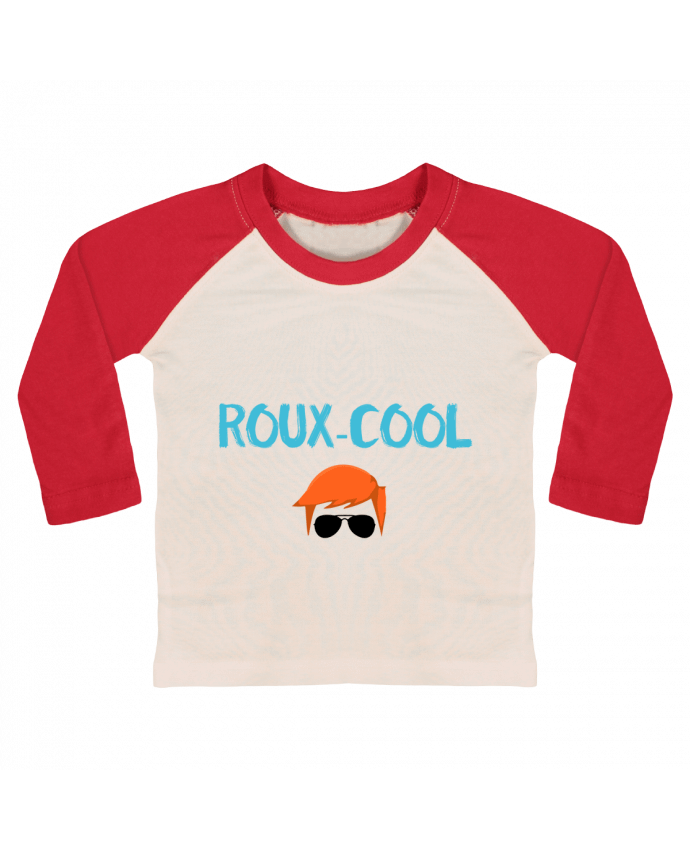 T-shirt baby Baseball long sleeve Roux-cool by tunetoo