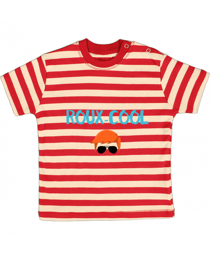T-shirt baby with stripes Roux-cool by tunetoo