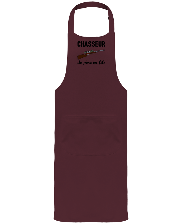 Garden or Sommelier Apron with Pocket Chasseur de père en fils by tunetoo