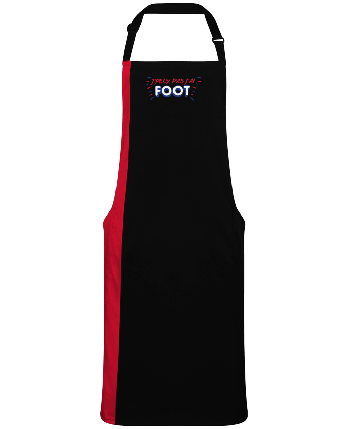 Tablier bicolore J'peux pas j'ai foot par  tunetoo