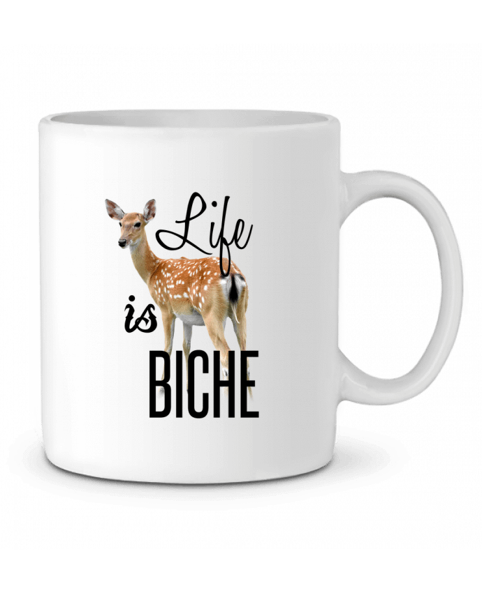 Ceramic Mug Life is a biche by tunetoo