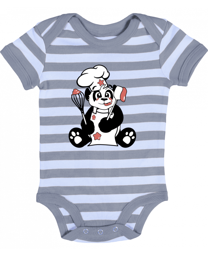 Baby Body striped Panda Pot'Chef - CoeurDeChoux