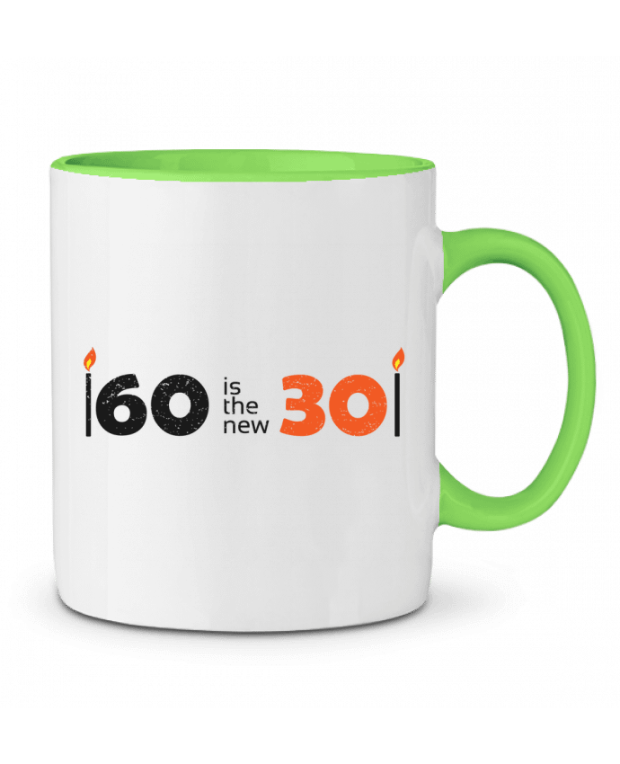 Mug bicolore 60 is the 30 tunetoo