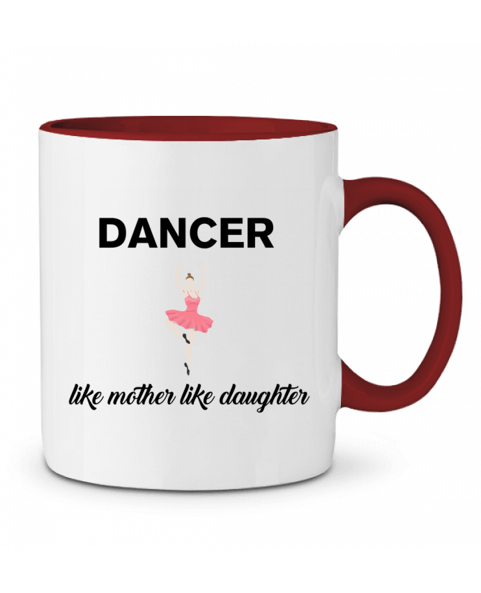 Mug bicolore Dancer like mother like daughter tunetoo