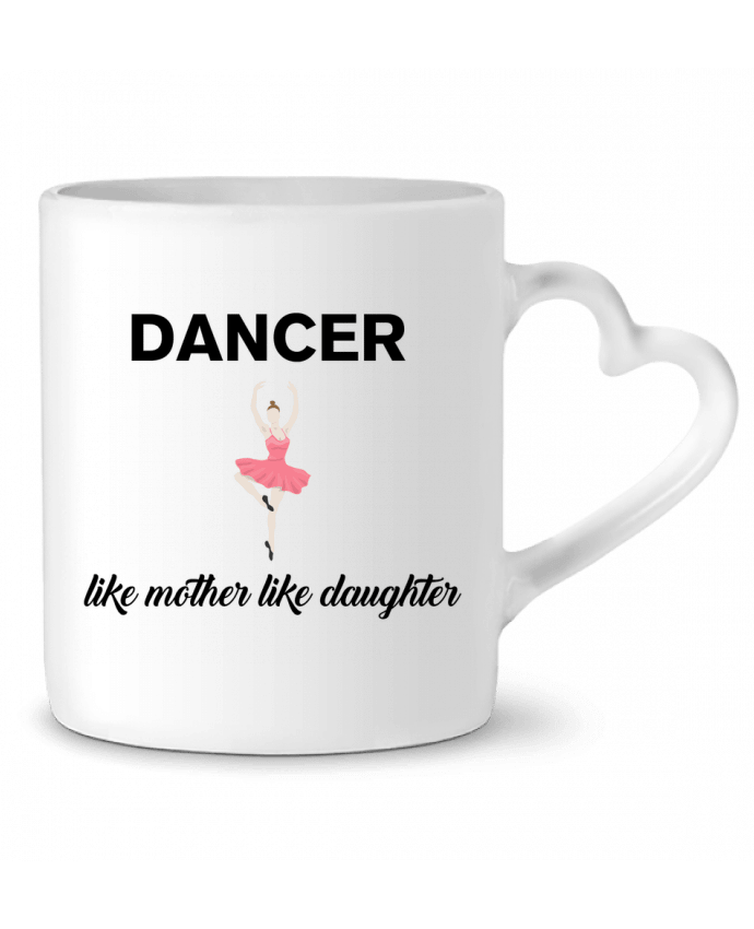 Mug coeur Dancer like mother like daughter par tunetoo