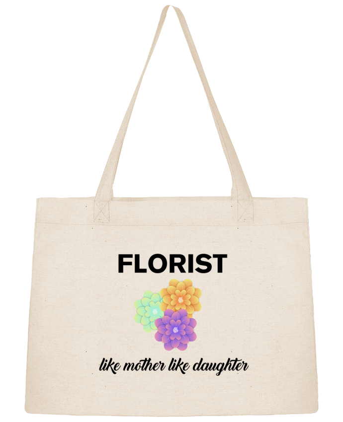 Shopping tote bag Stanley Stella Florist like mother like daughter by tunetoo