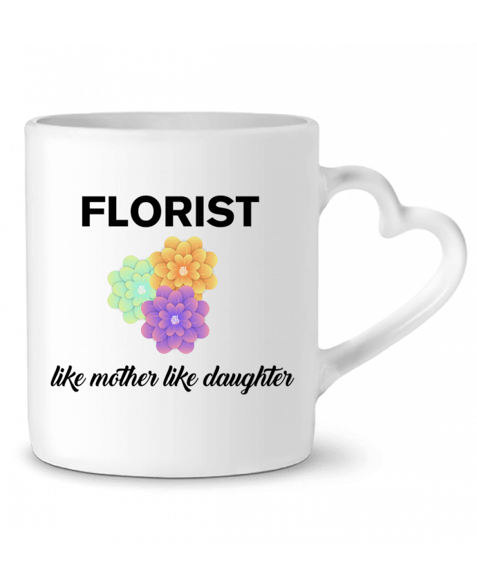 Mug Heart Florist like mother like daughter by tunetoo