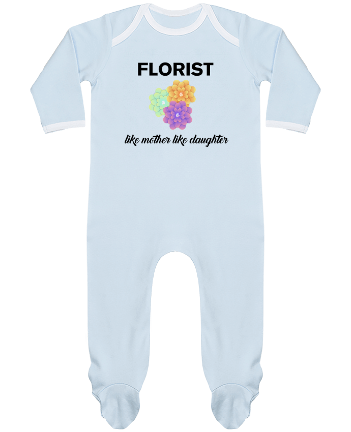 Body Pyjama Bébé Florist like mother like daughter par tunetoo