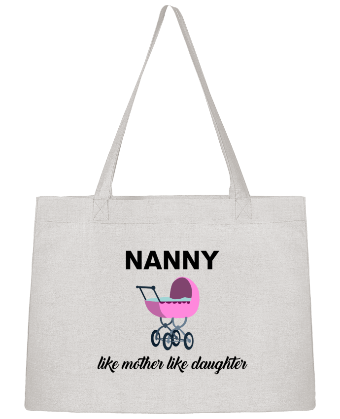 Shopping tote bag Stanley Stella Nanny like mother like daughter by tunetoo