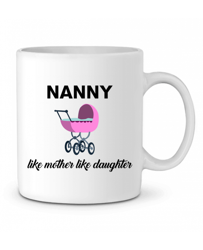 Ceramic Mug Nanny like mother like daughter by tunetoo